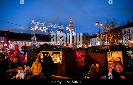 Marché de Noël de Carlisle 2022 : 3 décembre 2022 Banque D'Images