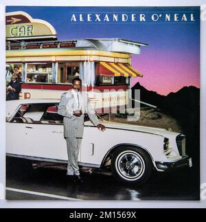 LP couverture de l'album de premier album éponyme d'Alexander O'Neal, qui a été sorti en 1985. Banque D'Images