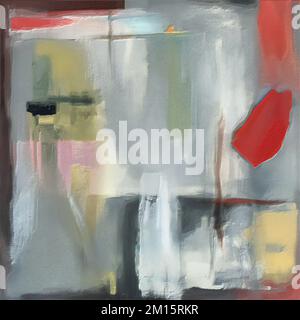 Arrière-plan abstrait de la peinture créative colorée en studio Banque D'Images