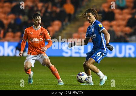 Hannibal Mejbri #6 de Birmingham City pendant le match de championnat de Sky Bet Blackpool vs Birmingham City à Bloomfield Road, Blackpool, Royaume-Uni, 10th décembre 2022 (photo par Craig Thomas/News Images) dans, le 12/10/2022. (Photo de Craig Thomas/News Images/Sipa USA) crédit: SIPA USA/Alay Live News Banque D'Images