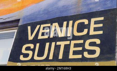 Le magnifique bâtiment Venice Suites de Venice Beach, Californie Banque D'Images