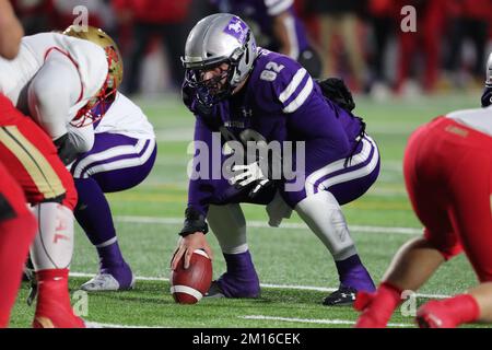 Octobre 31 2022, London Ontario Canada. Laval Rouge et ou battez les Mustangs de l'Ouest 27-20 pour gagner le Mitchell Bowl Elliot Beamer (62) du Western Mus Banque D'Images