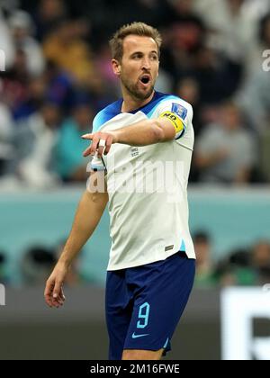 Harry Kane en Angleterre lors du match de quart de finale de la coupe du monde de la FIFA au stade Al Bayt à Al Khor, au Qatar. Date de la photo: Samedi 10 décembre 2022. Banque D'Images