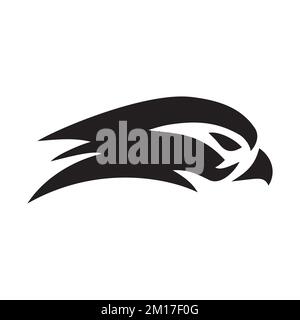 Logo Falcon Head Illustration de Vecteur