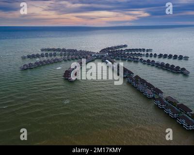 Hôtel Hybiscus à Bagan Lalang Selangor, Malaisie Banque D'Images