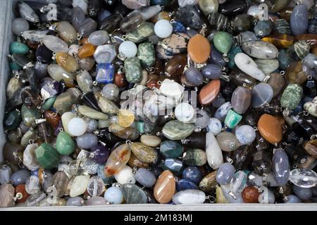 Ensemble de pierres minérales naturelles d'un certain type Banque D'Images