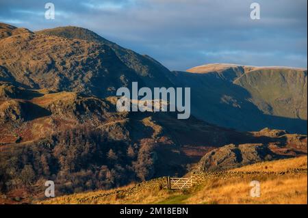 Le chef de la vallée de Kentmere vu de Green Quarter est tombé, Cumbria Banque D'Images