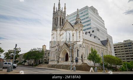 Cathédrale Saint Mary dans la ville d'Austin - AUSTIN, ÉTATS-UNIS - 31 OCTOBRE 2022 Banque D'Images