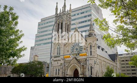 Cathédrale Saint Mary dans la ville d'Austin - AUSTIN, ÉTATS-UNIS - 31 OCTOBRE 2022 Banque D'Images