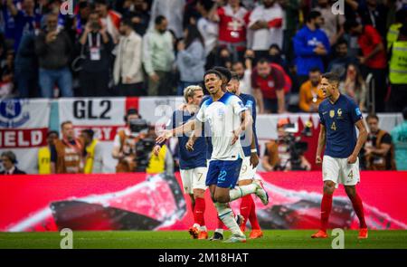 Doha, Qatar. 10th décembre 2022. Jude Bellingham (Angleterre) Angleterre - France Angleterre - Frankreich coupe du monde 2022 au Qatar 10.12.2022 crédit: Moritz Muller Banque D'Images
