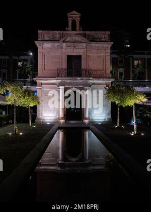 Chapelle de l'Immaculée conception. Port de Málaga, Espagne. Banque D'Images