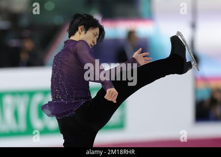 Turin, Italie, le 10th décembre 2022. SOTA Yamamoto du Japon se produit dans le programme de patinage libre pour hommes à Palavela, Turin. Date de la photo : 10th décembre 2022. Crédit photo à lire: Jonathan Moscrop/Sportimage crédit: Sportimage/Alay Live News Banque D'Images
