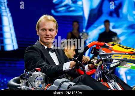 Gustafsson Viktor, FIA Karting Championnat du monde - KZ, portrait lors de la cérémonie de remise du Prix FIA 2022 à Fiere Bologna, on 9 décembre 2022 à Bologne, Italie - photo Lia Mancini / DPPI Banque D'Images