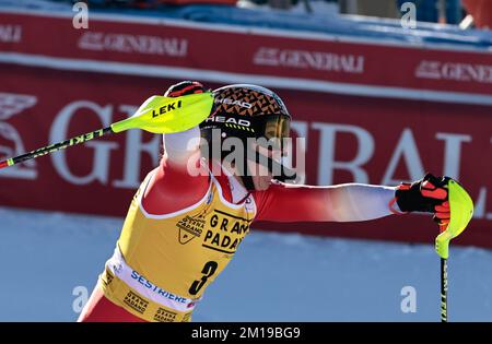 Sestriere, Italie. 11th décembre 2022. SKI - coupe DU MONDE de SKI FIS, Slalom Sestriere féminin, Piemonte, Italie HOLDENER Wendy Winner femmes Slalom Sestriere crédit: Independent photo Agency/Alay Live News Banque D'Images