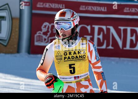 Sestriere, Italie. 11th décembre 2022. SKI - FIS SKI WORLD CUP, Slalom Sestriere féminin, Piemonte, Italie VLHOVA Petra 3Â° place Sestriere Slalom féminin crédit: Agence de photo indépendante/Alamy Live News Banque D'Images