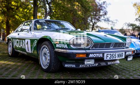 1988 TWR Jaguar XJS 'F355 NNR' en exposition lors du Scramble d'octobre qui s'est tenu au Bicester Heritage Centre le 9th octobre 2022 Banque D'Images