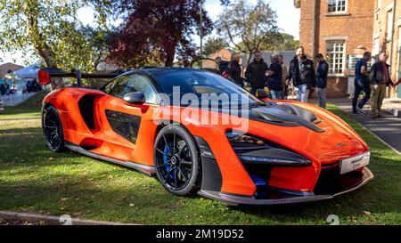 McLaren Senna, exposée au Scramble d'octobre qui s'est tenu au Bicester Heritage Centre le 9th octobre 2022 Banque D'Images