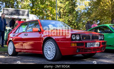 1993 Lancia Delta HF integrale 'L640 FHN' exposé au Scramble d'octobre qui s'est tenu au Bicester Heritage Centre le 9th octobre 2022 Banque D'Images