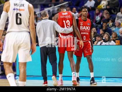 Madrid, Espagne. 11th décembre 2022. 11th décembre 2022 ; Centre Wizink ; Madrid ; Espagne ; Liga Endesa ACB ; Real Madrid vs BAXI Manresa; Sagnia (Manresa) 900/Corcon Press Credit: CORCON PRESS/Alay Live News Banque D'Images