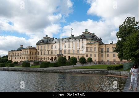 Palais de Drottningholm, municipalité d'Ekerö, comté de Stockholm, Suède Banque D'Images