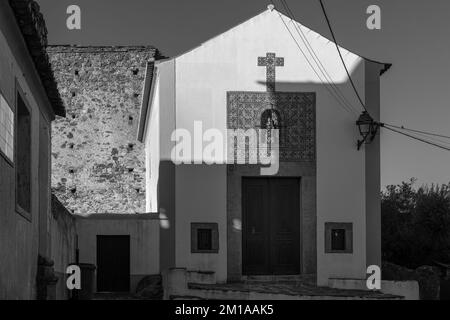 Église de Nossa Senhora da Alegria à Castelo de Vide. Portugal. Banque D'Images