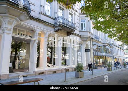 Geschäfte, Sophienstraße, Baden-Baden, Bade-Wurtemberg, Allemagne Banque D'Images