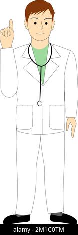 Un médecin de sexe masculin, vétérinaire donnant un conseil Banque D'Images