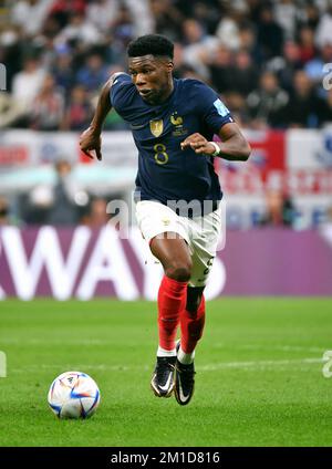 Coupe du monde de football 2022, Qatar, stade Al Bayt ; Angleterre contre France Banque D'Images