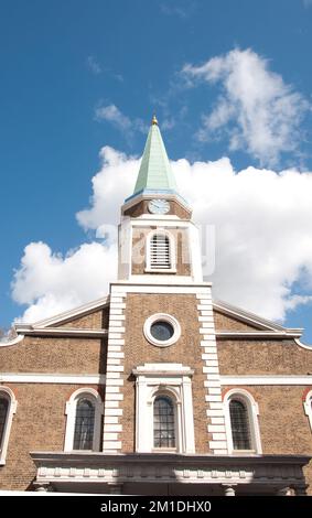 Grosvenor Chapel, Mayfair, Westminster, Londres, Royaume-Uni. Grosvenor Chapel est une église anglicane qui est aujourd'hui la ville de Westminster, en Angleterre, que j'ai construite Banque D'Images