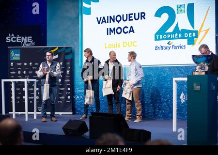 Prix de la route du Rhum 2022 sur 10 décembre 2022 au salon nautique de Paris à Paris, France - photo Nicolas Pehe / DPPI Banque D'Images