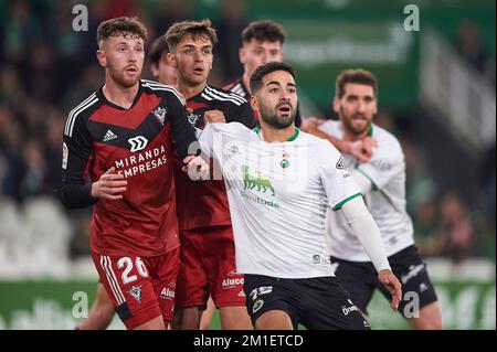 Ruben Gonzalez de Real Racing Club pendant la Liga SmartBank au stade El Sardinero le 11 décembre 2022 à Santander, Cantabria, Espagne. Banque D'Images