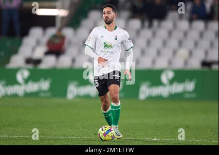 Ruben Gonzalez de Real Racing Club pendant la Liga SmartBank au stade El Sardinero le 11 décembre 2022 à Santander, Cantabria, Espagne. Banque D'Images