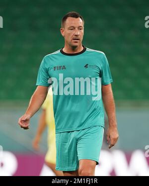 John Terry de l'équipe A lors d'un match des ouvriers et des légendes de la FIFA au stade Al Thumama, à Doha, au Qatar. Date de la photo: Lundi 12 décembre 2022. Banque D'Images