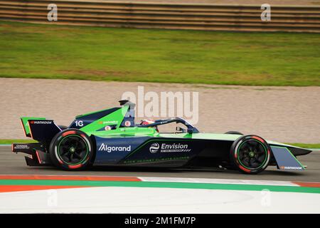 12/12/2022 - Sébastien Buemi, Envision Racing, Jaguar I-TYPE 6 pendant les tests de Formule E de Valence à Valence, Espagne. (Photo de Malcolm Griffiths/Motorsport Images/Sipa USA)