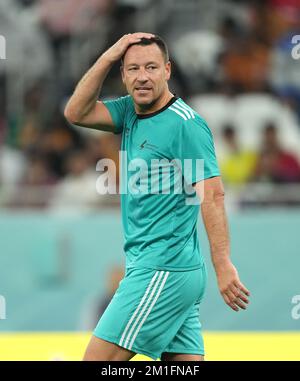 John Terry de l'équipe A lors d'un match des ouvriers et des légendes de la FIFA au stade Al Thumama, à Doha, au Qatar. Date de la photo: Lundi 12 décembre 2022. Banque D'Images