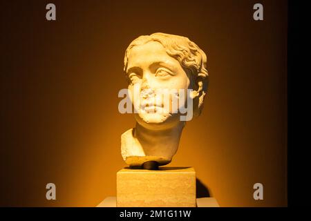 Sculpture romaine dans le musée de Copenhague, Danemark Banque D'Images