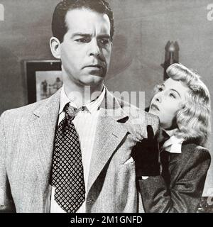 DOUBLE INDEMNITÉ 1944 Paramount Pictures film avec Barbara Stanwyck et Fred MacMurray Banque D'Images