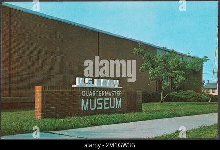 Musée du Quartermaster de l'armée américaine, fort Lee, Virginie, galeries et musées, installations militaires, Tichnor Brothers Collection, cartes postales des États-Unis Banque D'Images