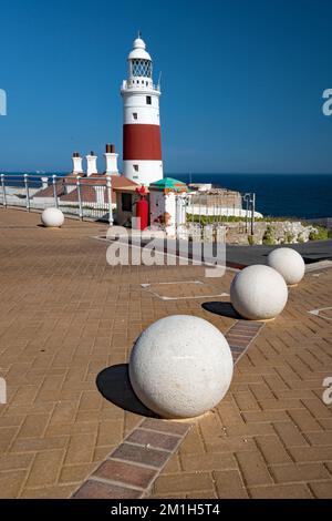 Europa Point Lighthouse, Gibraltar Banque D'Images