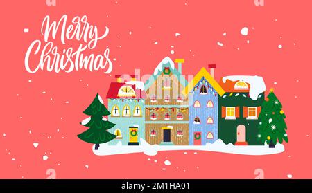 Bannière Web Joyeux Noël Illustration de Vecteur