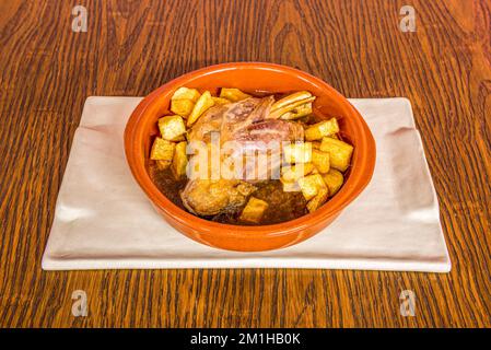 surtout pour les personnes qui sont sur un régime et ne veulent pas perdre le bon goût d'une tige d'agneau vapeur, et à la fois l'oignon et l'ail ou le cooke Banque D'Images