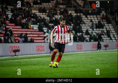 Lynden Gooch de l'AFC Sunderland en action contre West Bromwich Albion dans le championnat de l'EFL. Banque D'Images