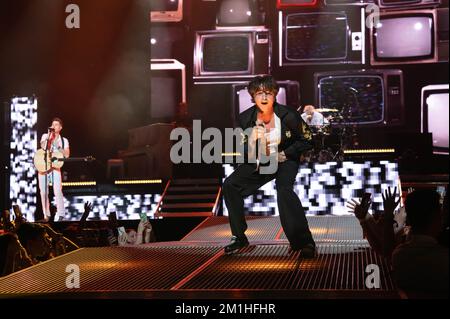 Brad Simpson des VAMs se présentant à OVO Hydro à Glasgow le 8th décembre 2022 Banque D'Images