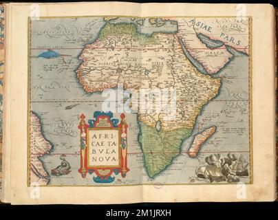 Africae tabula nova , Afrique, cartes, premiers travaux à 1800 Norman B. Leventhal Map Center Collection Banque D'Images