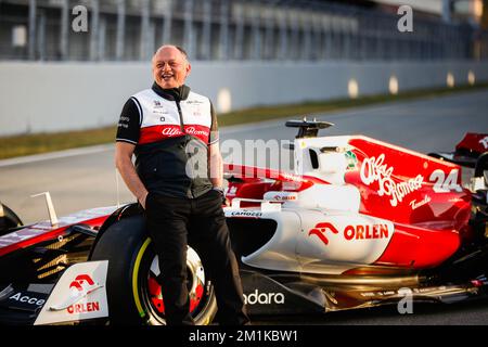 VASSEUR Frederic (fra), Team principal d'Alfa Romeo F1 Team ORLEN, portrait pendant la journée de tournage d'Alfa Romeo F1 Team Orlen avant le Championnat du monde de Formule 1 de la FIA 2022, sur le circuit de Barcelone-Catalunya, à partir du 27 février 2022 à Montmelo, près de Barcelone, Espagne - photo Antonin Vincent / DPPI Banque D'Images