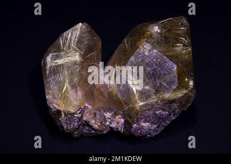 Rutilated Quartz Banque D'Images