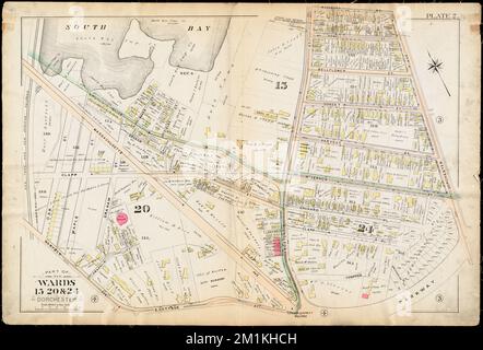 Atlas de la ville de Boston : Dorchester, Massachusetts. : Planche 2 , Boston Mass., cartes, immobilier, Massachusetts, Boston, cartes, propriétaires fonciers, Massachusetts, Boston, Cartes, Dorchester Boston, Mass., cartes Norman B. Leventhal Map Center Collection Banque D'Images