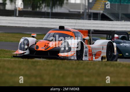 Neil Glover, Jason Green, Ligier LMP3, Masters Endurance Legends, deux courses tout au long du week-end sur le circuit du Grand Prix, avec une présentation contemporaine Banque D'Images