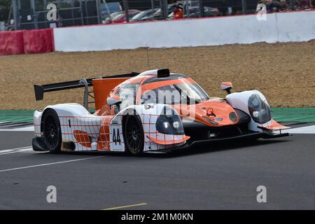 Neil Glover, Jason Green, Ligier LMP3, Masters Endurance Legends, deux courses tout au long du week-end sur le circuit du Grand Prix, avec une présentation contemporaine Banque D'Images