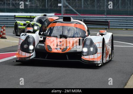 Neil Glover, Jason Green, Ligier LMP3, Masters Endurance Legends, deux courses tout au long du week-end sur le circuit du Grand Prix, avec une présentation contemporaine Banque D'Images